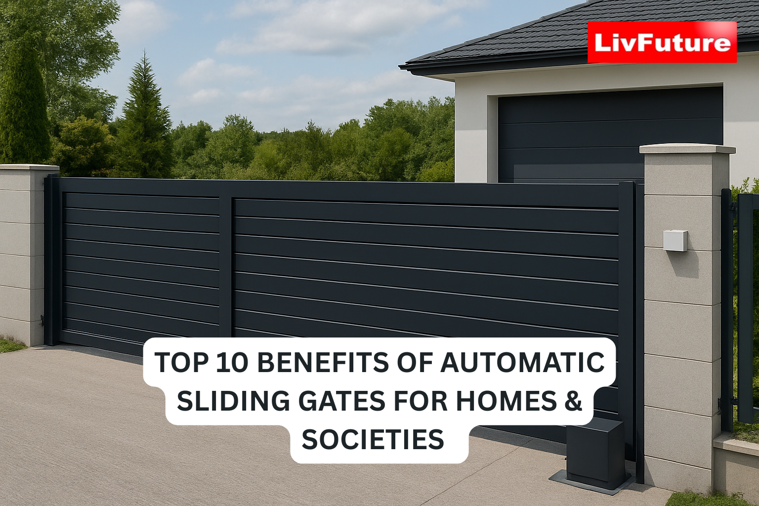 Top 10 Benefits of Automatic Sliding Gates for Homes & Societies
